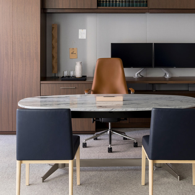 办公椅|现代真皮中班椅|办公家具|华体会体育官方在线官网家具|锥形大班椅